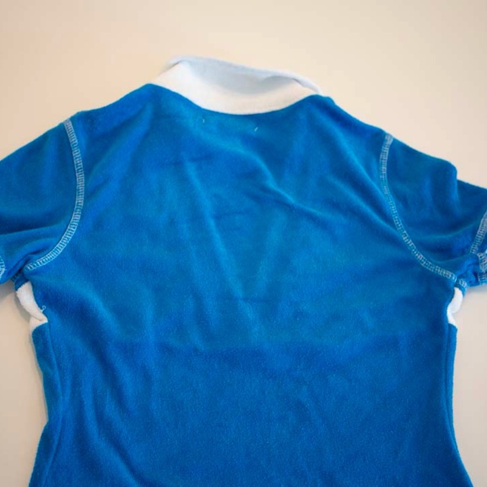 Lacoste Blue and White Polo Dress Urban Outfitters, Size XS - Picture 4 of 9